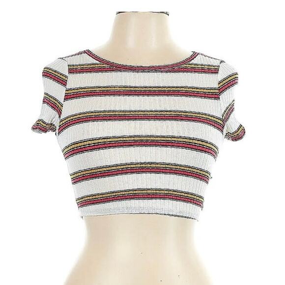 Urban Renewal Remnants Striped Baby Tee - Size Medium - Picture 5 of 6